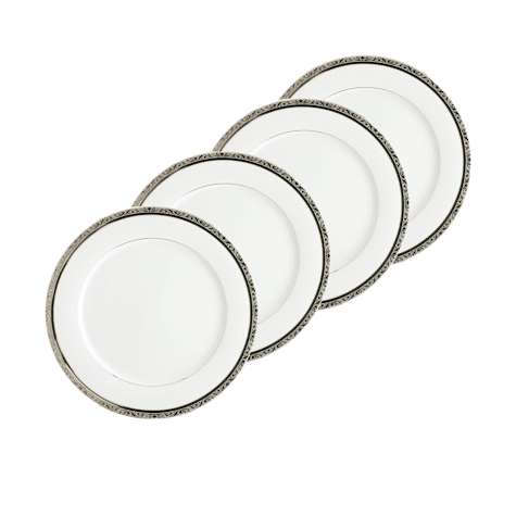 Noritake Regent Plate 21cm Set of 4 Gold | Kitchen Warehouse